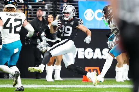 Brock Bowers hits Las Vegas .